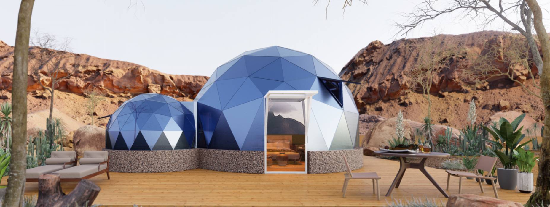 金台区球形智能光伏玻璃星空房